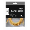Cable de red Gembird PP6U-3M RJ-45 Cat6 3 m amarillo