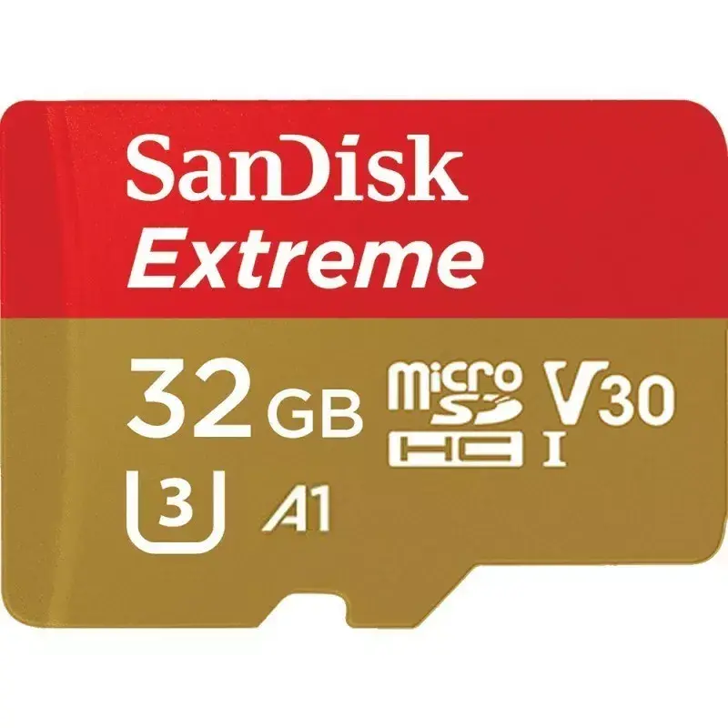 SanDisk Extreme Action Tarjeta de memoria microSDHC 32GB, A1 + adaptador (SDSQXAF-032G-GN6AA)
