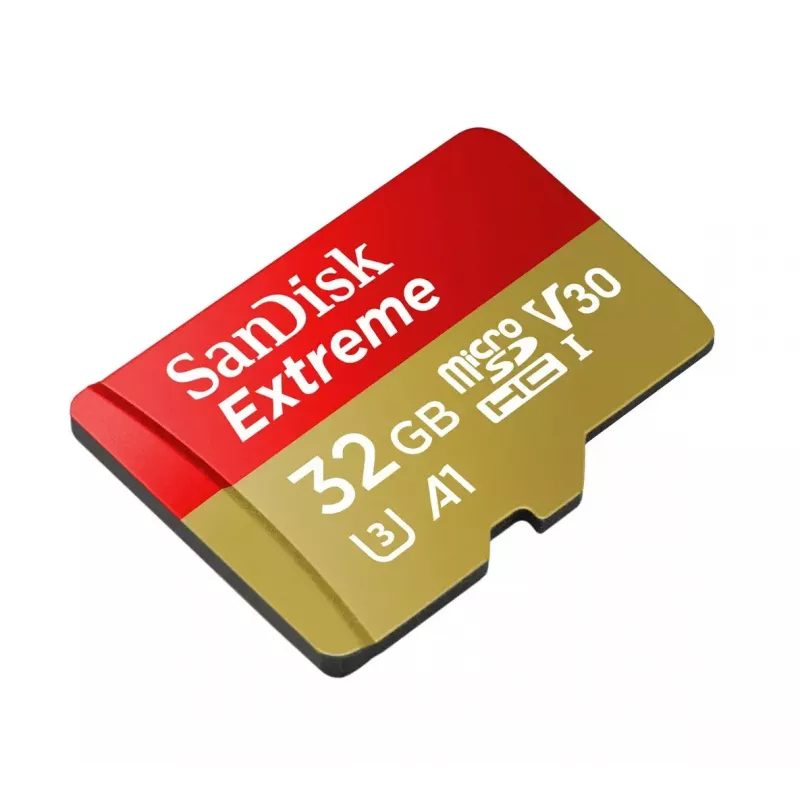 SanDisk Extreme Action Tarjeta de memoria microSDHC 32GB, A1 + adaptador (SDSQXAF-032G-GN6AA)