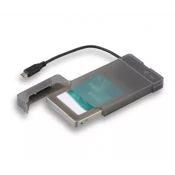 i-tec MySafe USB-C 3.1 Gen. 2 easy, carcasa HDD/SSD, 2,5 pulgadas, Serial ATA, Serial ATA II, Serial ATA III, 10 Gbit/s, conectividad USB, negra