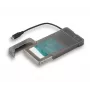 i-tec MySafe USB-C 3.1 Gen. 2 easy, carcasa HDD/SSD, 2,5 pulgadas, Serial ATA, Serial ATA II, Serial ATA III, 10 Gbit/s, conectividad USB, negra