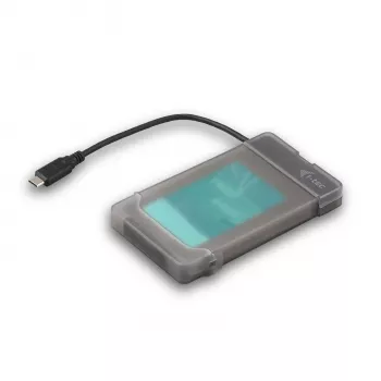 i-tec MySafe USB-C 3.1 Gen. 2 easy, carcasa HDD/SSD, 2,5 pulgadas, Serial ATA, Serial ATA II, Serial ATA III, 10 Gbit/s, conectividad USB, negra