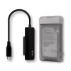 i-tec MySafe USB-C 3.1 Gen. 2 easy, carcasa HDD/SSD, 2,5 pulgadas, Serial ATA, Serial ATA II, Serial ATA III, 10 Gbit/s, conectividad USB, negra