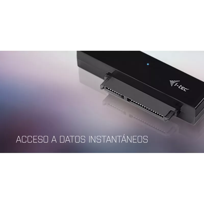 i-tec MySafe USB-C 3.1 Gen. 2 easy, carcasa HDD/SSD, 2,5 pulgadas, Serial ATA, Serial ATA II, Serial ATA III, 10 Gbit/s, conectividad USB, negra