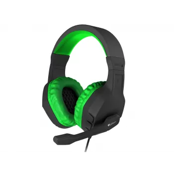 GENESIS Argon 200 auriculares gaming con cable negros, verdes