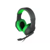 GENESIS Argon 200 auriculares gaming con cable negros, verdes