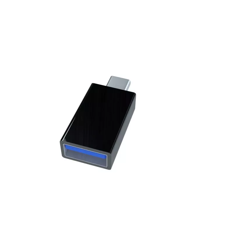 Adaptador gráfico USB Gembird A-USB3-CMAF-01 — USB Type-C a USB (USB 2.0 / 3.2 Gen 1), compacto negro