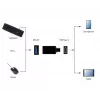 Adaptador gráfico USB Gembird A-USB3-CMAF-01 — USB Type-C a USB (USB 2.0 / 3.2 Gen 1), compacto negro