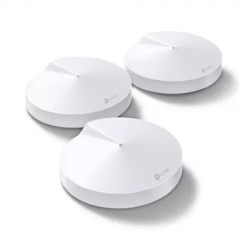 TP-Link AC1300 Deco Whole Home Mesh Wi-Fi System, pack de 3, blanco, interno, sistema mesh, doble banda (2,4 GHz / 5 GHz), Wi-Fi 5 (802.11ac), 1300 Mbit/s