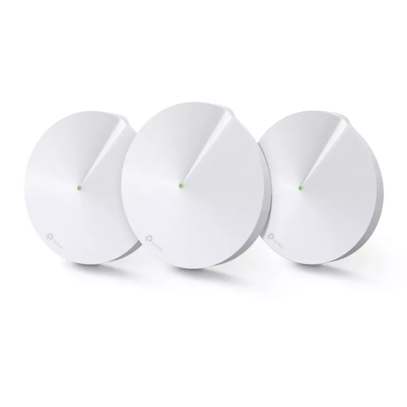 TP-Link AC1300 Deco Whole Home Mesh Wi-Fi System, pack de 3, blanco, interno, sistema mesh, doble banda (2,4 GHz / 5 GHz), Wi-Fi 5 (802.11ac), 1300 Mbit/s