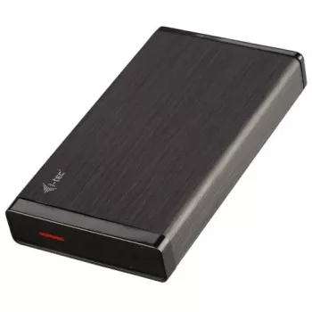 i-tec MYSAFE Advanced 3.5 pulgadas USB 3.0, carcasa para HDD, 3.5 pulgadas, Serial ATA, Serial ATA II, Serial ATA III, 5 Gbit/s, conexión USB, negro, metálico