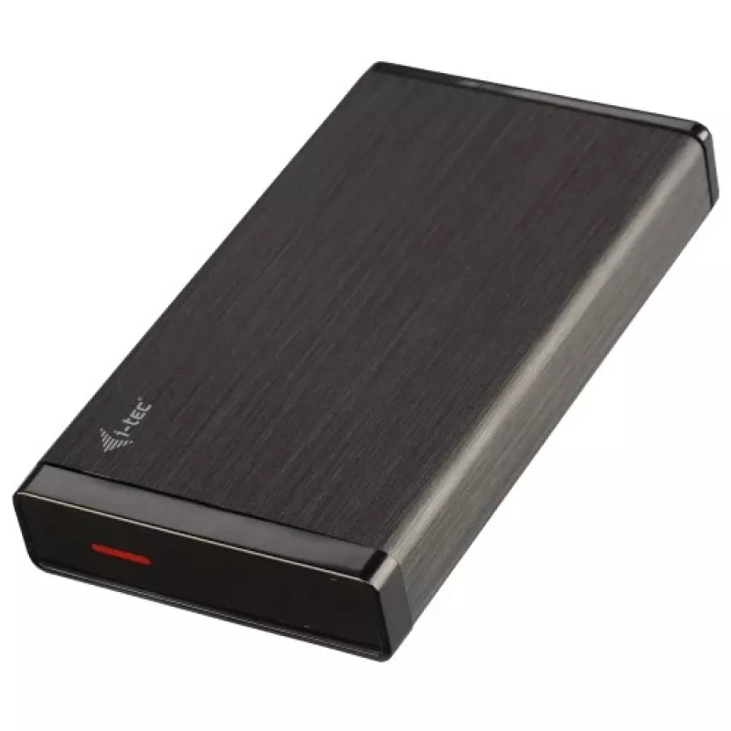 i-tec MYSAFE Advanced 3.5 pulgadas USB 3.0, carcasa para HDD, 3.5 pulgadas, Serial ATA, Serial ATA II, Serial ATA III, 5 Gbit/s, conexión USB, negro, metálico