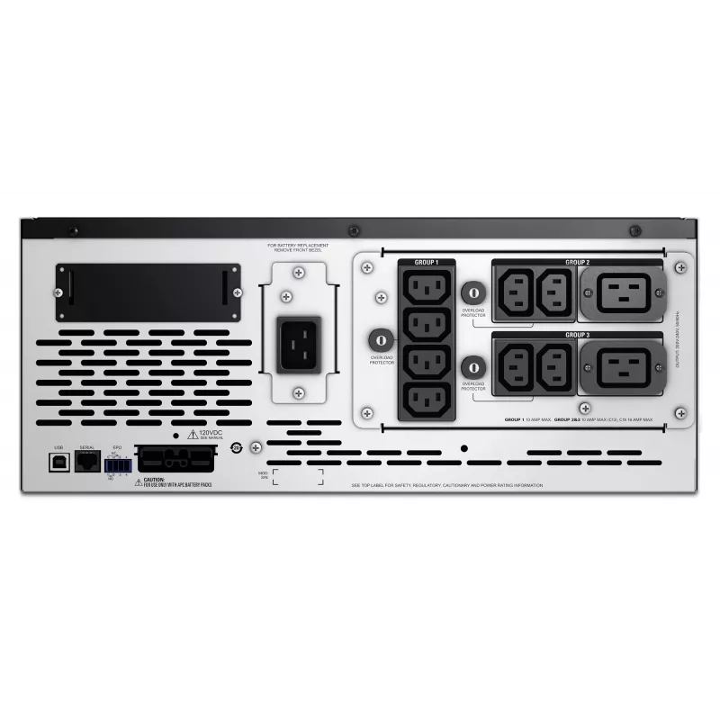 APC Smart-UPS X SMX2200HVNC - 2200VA, 8x salida C13 + 2x C19, USB, autonomía ampliable, poca profundidad de montaje, NMC