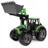 Lena Worxx 04613 Deutz-Fahr Agrotron tractor de juguete con cargador frontal, 1:15, 45 cm