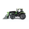 Lena Worxx 04613 Deutz-Fahr Agrotron tractor de juguete con cargador frontal, 1:15, 45 cm