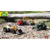 Lena Worxx 04613 Deutz-Fahr Agrotron tractor de juguete con cargador frontal, 1:15, 45 cm