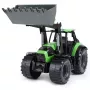 Lena Worxx 04613 Deutz-Fahr Agrotron tractor de juguete con cargador frontal, 1:15, 45 cm