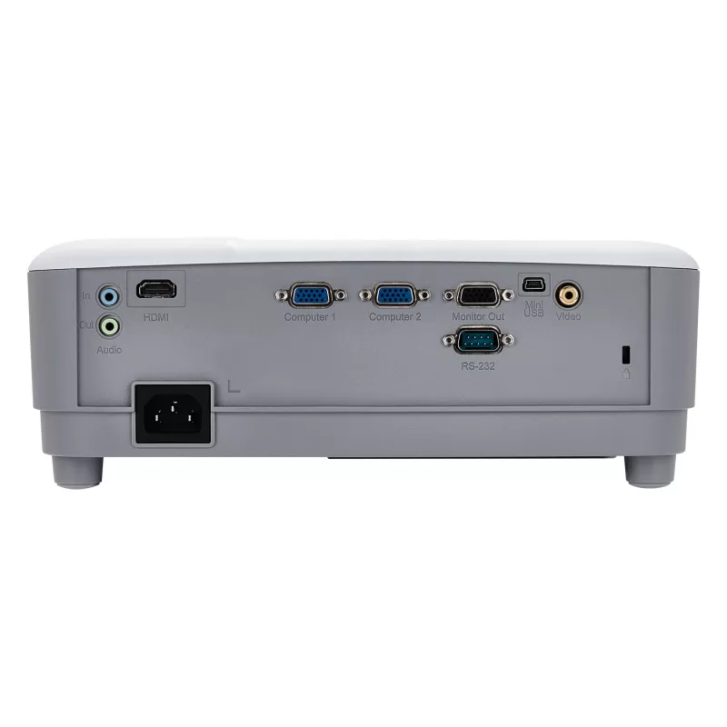 Viewsonic PA503S Proyector de datos Proyector de tiro estándar 3600 lúmenes ANSI DLP SVGA (800x600) Gris, Blanco