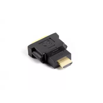 LANBERG Cable cambiador de género HDMI (conector macho) a DVI-D (conector hembra, 24+5) negro, 1920x1080@60Hz, carcasa ABS