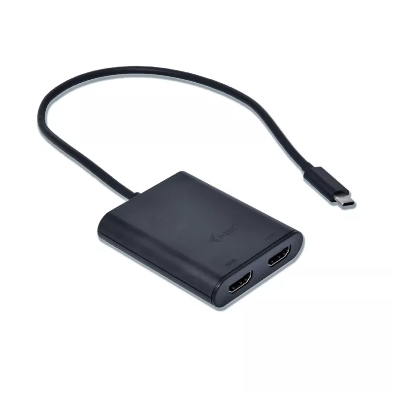 i-tec Adaptador de vídeo USB-C 3.1 Dual 4K HDMI, 3.2 Gen 1 (3.1 Gen 1), USB Type-C, salida HDMI, 3840 x 2160 píxeles