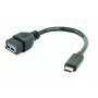Cable USB Gembird A-OTG-CMAF3-01, USB‑C a USB‑A, 0,2 m, negro
