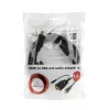 GEMBIRD Cable adaptador HDMI a VGA y audio, conector único, 3 m, negro