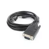 GEMBIRD Cable adaptador HDMI a VGA y audio, conector único, 3 m, negro