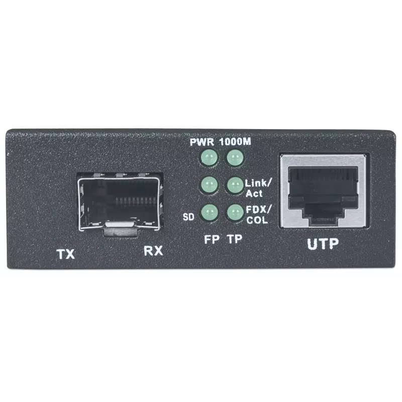 Intellinet Convertidor de medios Gigabit Ethernet a SFP, 10/100/1000Base-Tx a ranura SFP, vacío