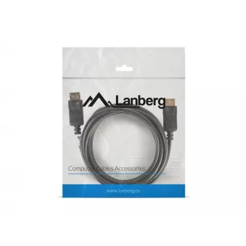 LANBERG Cable DisplayPort 3 m negro