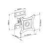 Soporte de pared Techly para TV LED LCD de 13-30
