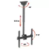 Soporte de techo telescópico universal Techly para TV LED LCD de 32-55