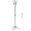 Extensión de techo para proyector Techly 500-770 mm blanco ICA-PM 104MW