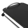 Techly ICA-FR 13 reposapiés ergonómico ajustable, ajuste de ángulo, antideslizante, 43 x 28 cm, negro
