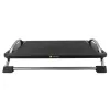Techly ICA-FR 13 reposapiés ergonómico ajustable, ajuste de ángulo, antideslizante, 43 x 28 cm, negro