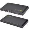 Techly IDATA HDMI-4K4 splitter HDMI 1x4, 4K x 2K (3840 x 2160), 3D, 36 bits, negro