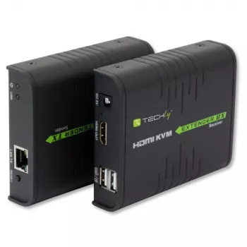 Extensor KVM Techly IDATA HDMI-KVM2 transmisor y receptor