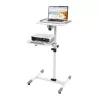 Carro universal Techly para portátil / proyector, blanco ICA-TB TPM-6