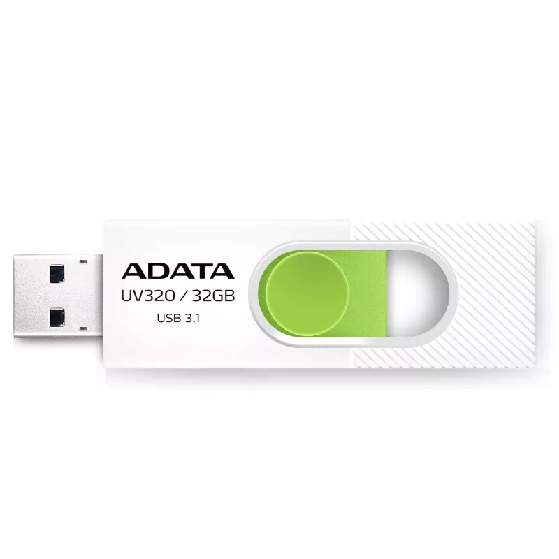 Memoria USB ADATA UV320 32 GB USB Type-A 3.2 Gen 1 (3.1 Gen 1) verde, blanco