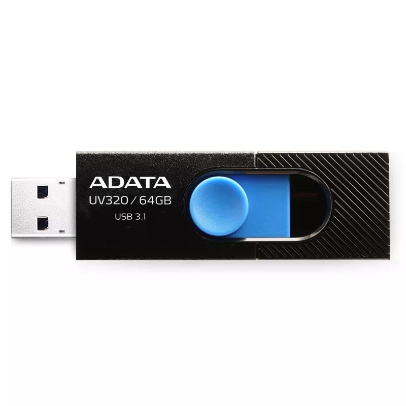 Memoria USB ADATA UV320 64 GB USB Type-A 3.2 Gen 1 (3.1 Gen 1) negro, azul