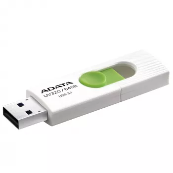 Memoria USB ADATA UV320 64 GB USB Type-A 3.2 Gen 1 (3.1 Gen 1) verde, blanco