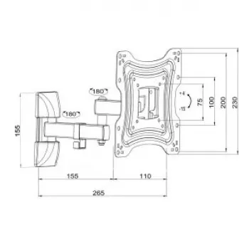 Soporte de pared ART RAMT AR-83