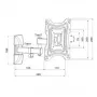 Soporte de pared ART RAMT AR-83
