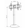 Carro/soporte de TV Techly ICA-TR12 177.8 cm (70