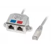 Adaptador LANBERG LAN RJ45/2x RJ45 Ftp Splitter AD-0026-S