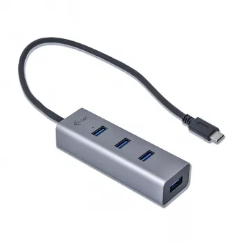 Hub USB-C i-tec Metal 4 puertos