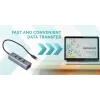 Hub USB-C i-tec Metal 4 puertos