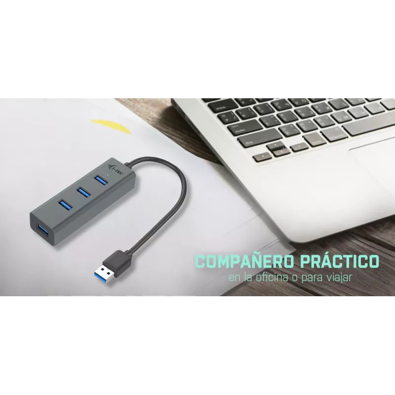 Hub USB i-tec Metal USB 3.0 HUB 4 puertos