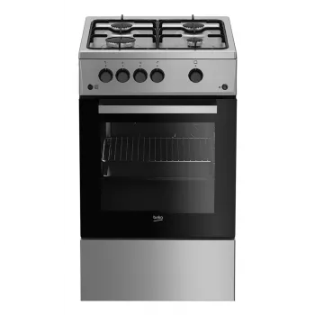 Cocina Beko FSG52020FX de pie de gas acero inoxidable