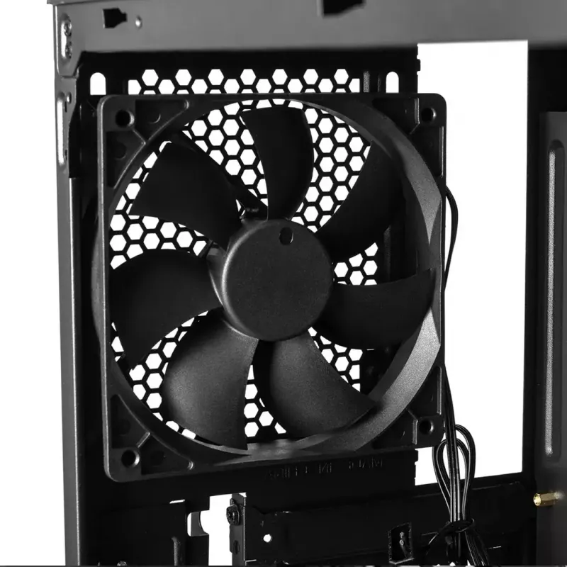 Caja de PC Modecom Oberon Pro Midi Tower, ATX/Micro ATX/ITX, ventana lateral, tarjeta gráfica de hasta 395 mm, 2x USB 3.0, negra