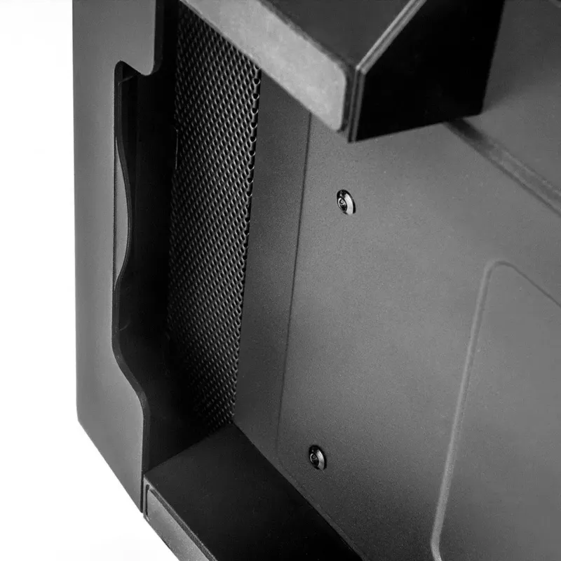 Caja de PC Modecom Oberon Pro Midi Tower, ATX/Micro ATX/ITX, ventana lateral, tarjeta gráfica de hasta 395 mm, 2x USB 3.0, negra